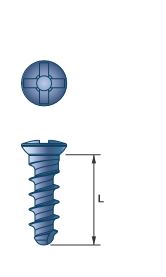 Locking Screw, Ø 3.0  , Ø 0.23, 16mm, Green