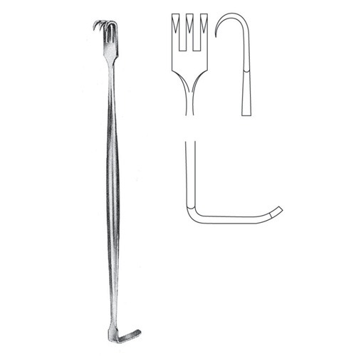 Senn-Mueller  Retractor, Sharp, 16cm