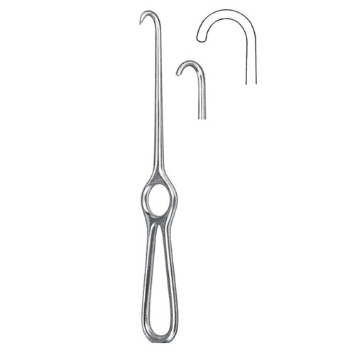 Kocher Retractor, 1 Prongs, Blunt, 22cm