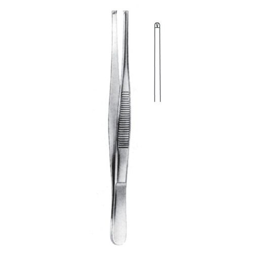 Tissue Forceps, Slender 1x2 Teeth, 11cm