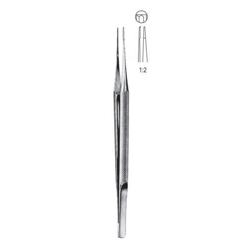 Gomel Micro Tissue Forceps, 1x2 Teeth, 18cm