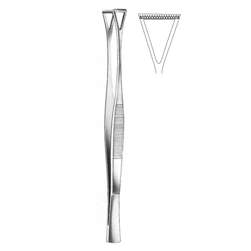 Collin Duval Grasping Forceps, 18mm, 20cm