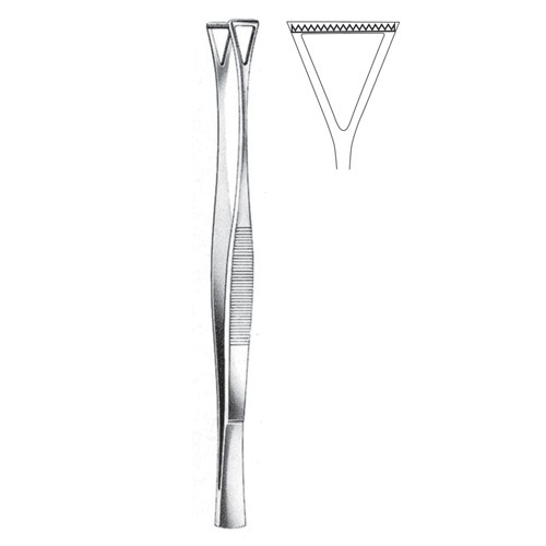 Collin Duval Grasping Forceps, 27mm, 20cm