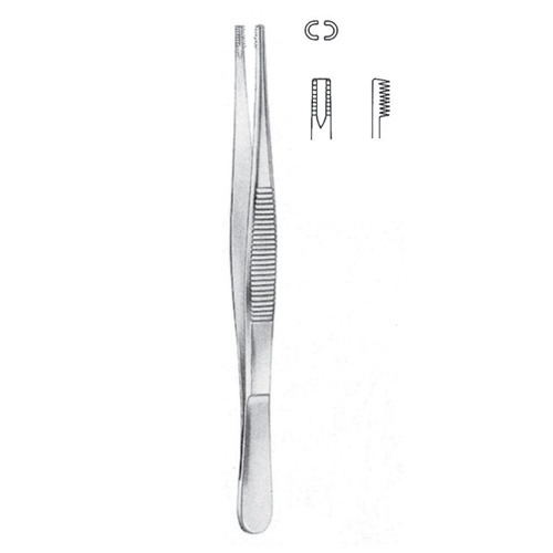 Brown Tissue Forceps, 25cm