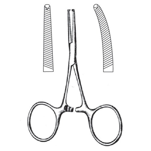 Terrier Artery Forceps, Cvd, 1X2T, 9cm