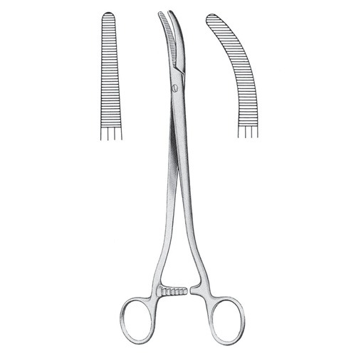 Segond Landau Hysterectomy Forceps, Screw Joint, Cvd, 24cm