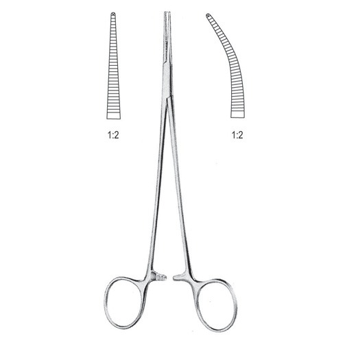 Halsted Mosquito Artery Forceps, 1x2 Teeth, Str, 16cm