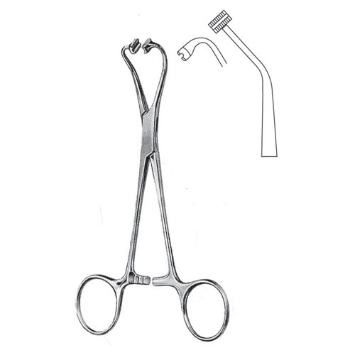 Peers Bertram Towel Clamp Forceps, 14.5cm