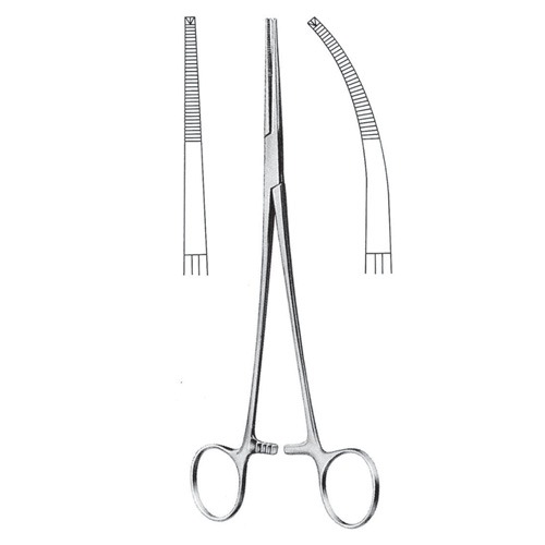 Toennis Artery Forceps, 1x2 Teeth, Str, 26cm