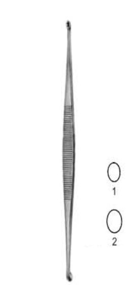 Williger Bone Curette 16.5cm Fig no 3