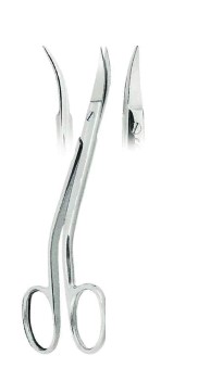 Neumann  Gum Scissors Curved Fig. 1( 12.5cm)