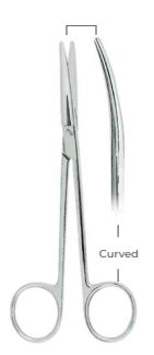 Metzenbaum Dissecting Scissors Curved Fig. 2 (14.5cm)