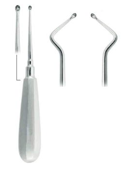 Bone Curettes U.S.A. model16cm Fig. 2