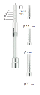 Osteotomes Flat Ø 3,3 mm