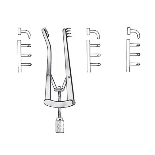 Alm Self Retaining Retractor, Sharp, 10cm