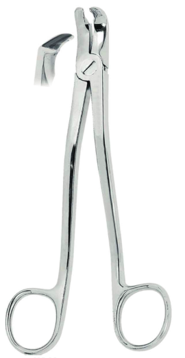 Extracting forceps for lower last molar White -17cm Fig. 86W