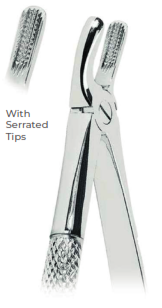 Extracting Forceps - Mead Pattern With serrated tips for  Upper molars  Fig. MD2