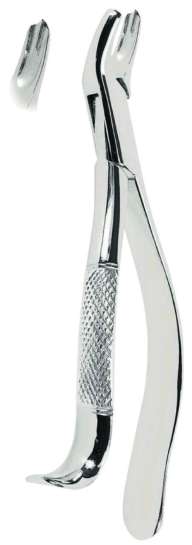 Harris Extracting Forceps - American Pattern for  Upper molars, Ieft   Fig. 18L