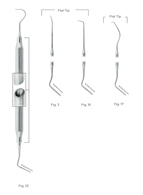 Goldman-Fox Flat tip  Combination Explorers - Probes, SC Light Fig. 3