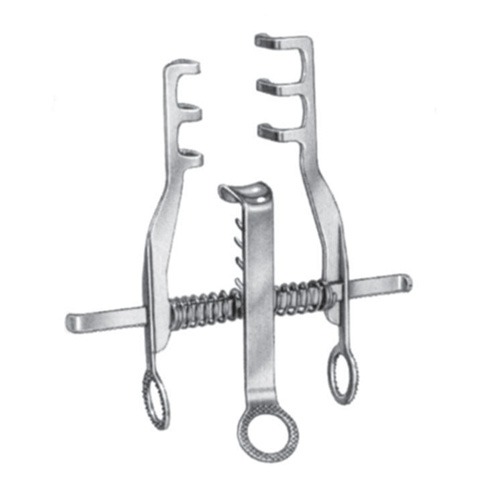 Vickers Self Retaining Retractor, 9cm Complete With Central Blades