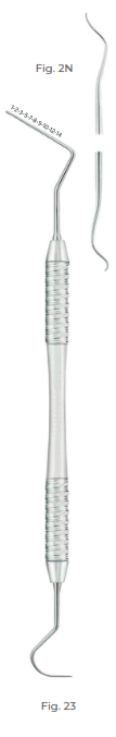 Nabers  Endodontic  Periodontal pocket probes, Tornado Fig. 2N