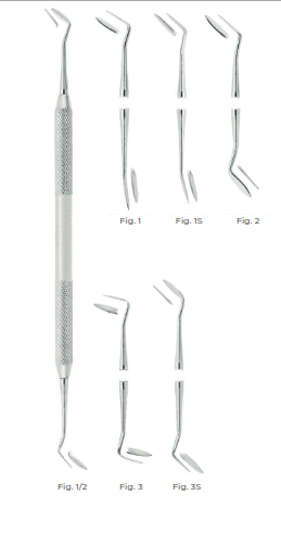 Hollenback Amalgam Carvers, Fig 1/2