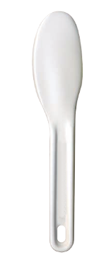 Plastic Spatula for Alginate and Plaster, White, 19cm