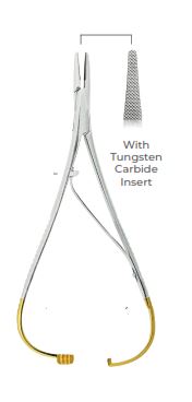 Mathieu Ligature Forceps, with Tungsten Carbide Inserts, 17cm