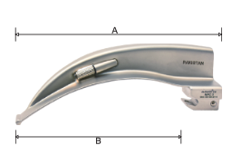 Conventional Macintosh Blade Mac 0, 82 x 59mm (2.5V Xenon)