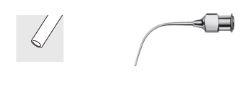 Lacrimal Cannula Conical, Round Curve  stainless steel