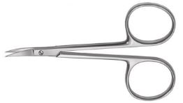 Bonn Model Eye Scissors Curved, extremely delicate 9 cm