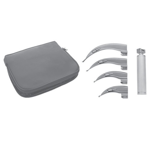 Macintosh Conventional Laryngoscopes Set with 4 Blades