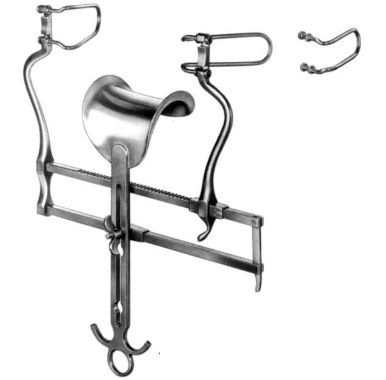 Balfour US Type Abdominal Retractor, Blade pair 6cm