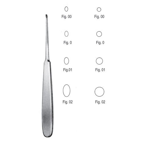 Williger Bone Curettes, 17.5cm, Fig. 00