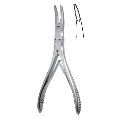 Ruskin-Mini Bone Rongeur Forceps, 15cm, 2mm