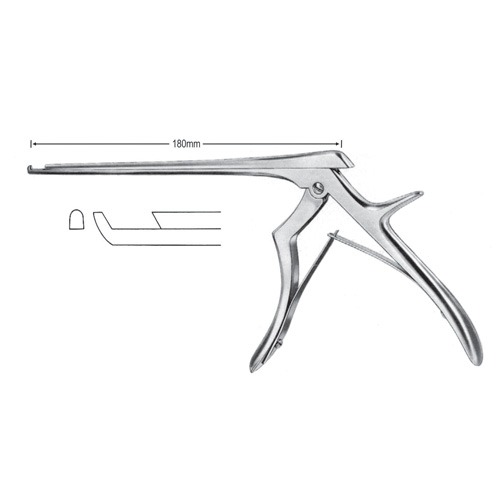 Ferris-Smith-Kerrison Intervertebral Dics Rougeurs 3mm, 180mm Cutting 40 Forward