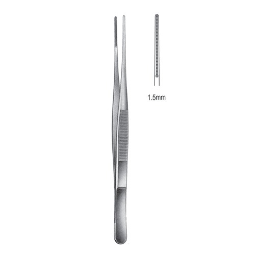 Debakey-Diethrich Atrauma Tissue Forceps 19cm, 1.5mm