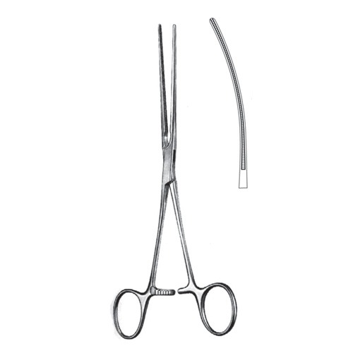 Bainbridge Coarctation Forceps, Curved, 18cm