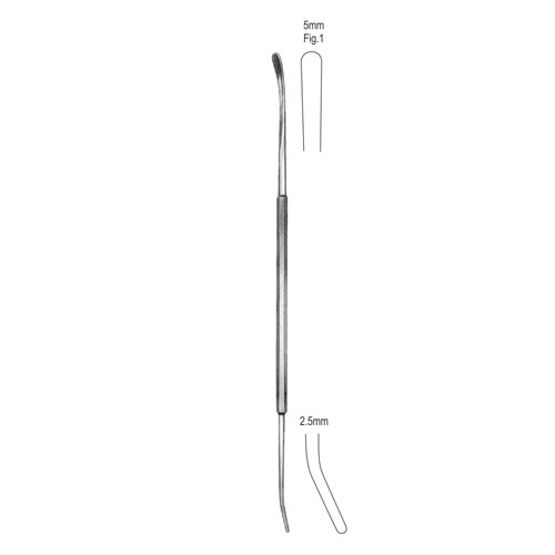 Robb Endarterectomy Spatula And Dilators, 24.0cm, 5mm &amp; 2.5mm