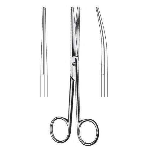 Grazil Operating Scissors, B/B, Str, 13cm