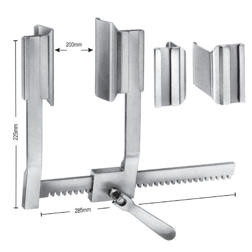 De Bakey Rib Spreaders, 60x60mm