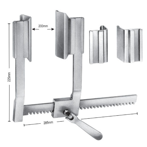 De Bakey Rib Spreaders, 50x80mm