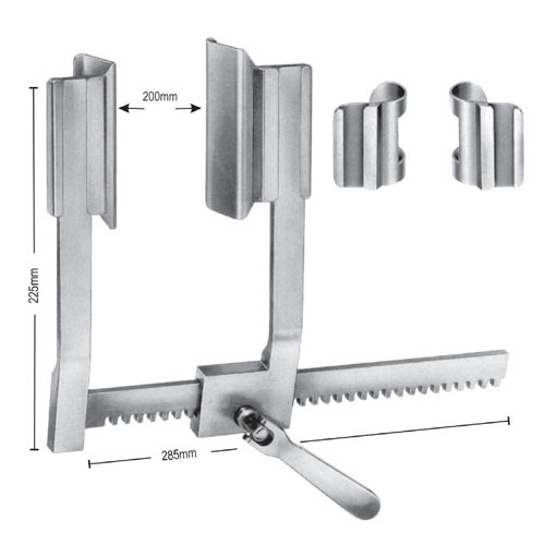 De Bakey Rib Spreaders, 50x66mm