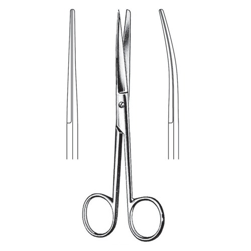 Grazil Operating Scissors, S/B, Cvd, 14cm