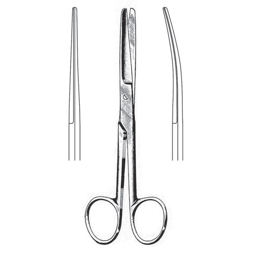 Deaver Operating Scissors, B/B, Cvd, 14cm