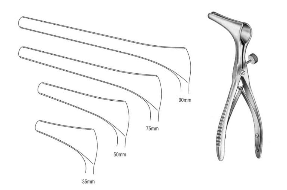 Killian Nasal Specula 13cm, 50mm (With Side Screw)