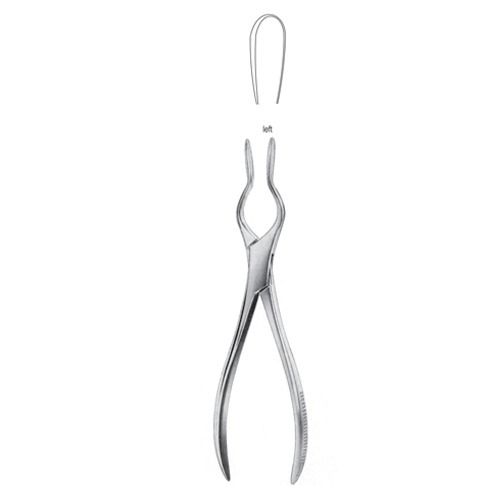 Cottle Walsham Rhiniplastic Forceps, Left, 23cm