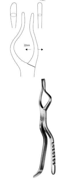 Rowe (Left) Disimpaction Forceps, 22.5cm