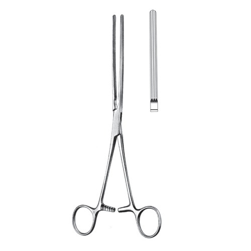 Kocher-Atrauma Intestinal And Stomach Clamps, Straight, 22cm