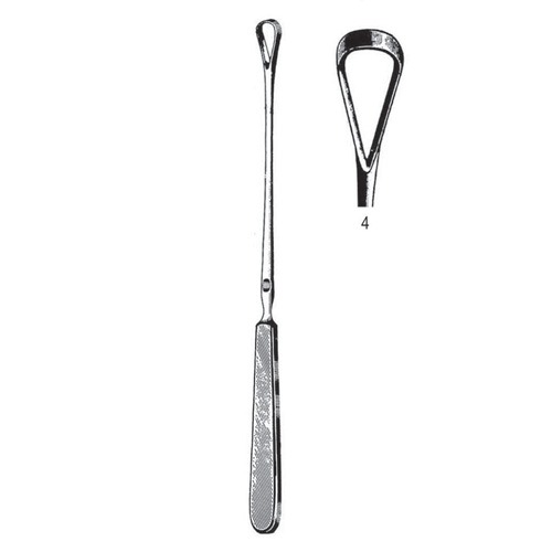 Sims Uterine Curettes, Sharp, 25cm